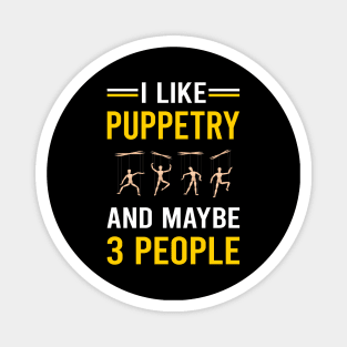 3 People Puppetry Puppet Puppets Magnet